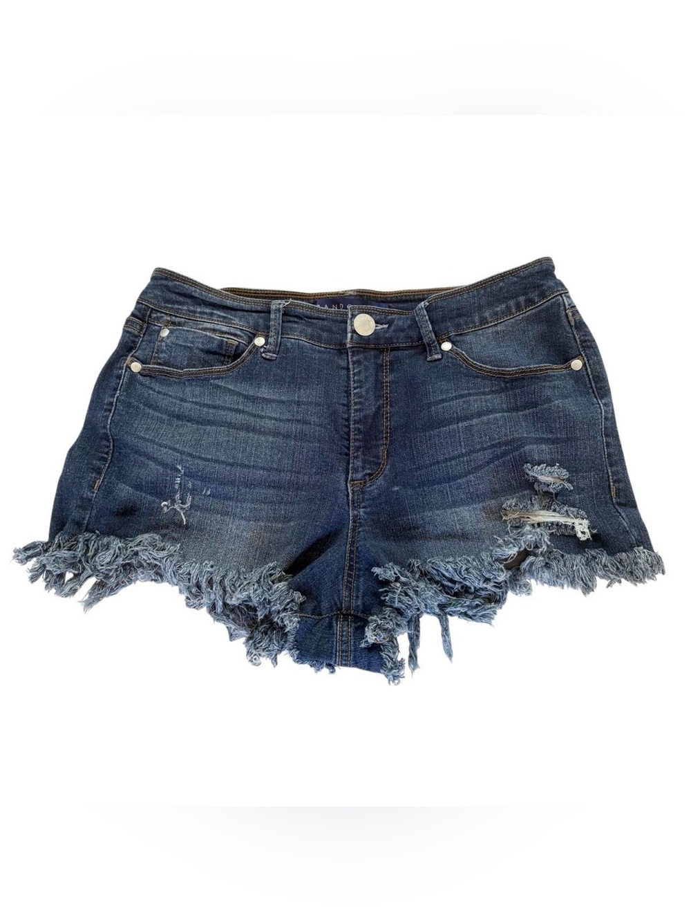 Bandolino Frayed Jean Shorts
